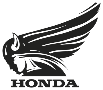Sticker Honda Retro Gauche