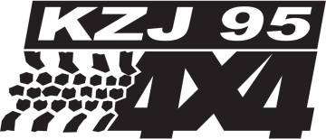 Sticker Logo 4x4 Kzj95