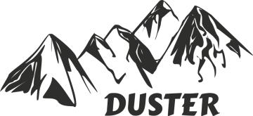 Sticker Montagne Duster