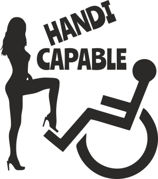 Sticker Handicapé Capable