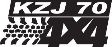 Sticker Logo 4x4 Kzj70