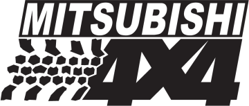 Sticker Logo 4x4 Mitsubishi