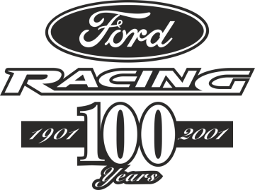 Sticker Ford Racing 100 Ans