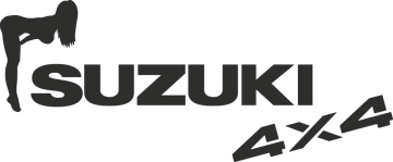 Sticker Suzuki 4x4 Femme