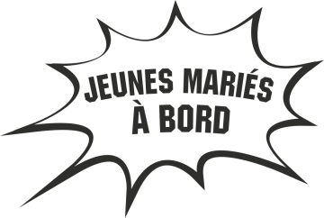 Sticker Humour Jeunes Mariés
