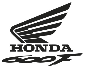Sticker Honda 600f Gauche