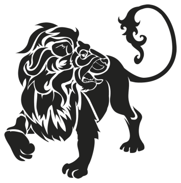 Sticker Signe Du Zodiaque Lion