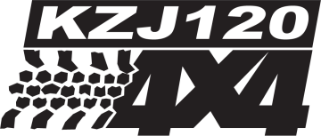 Sticker Logo 4x4 Kzj120
