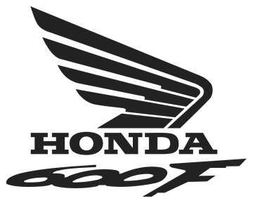 Sticker Honda 600f Droit