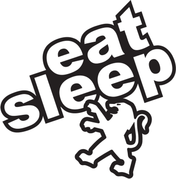 Sticker Eat Sleep Peugeot