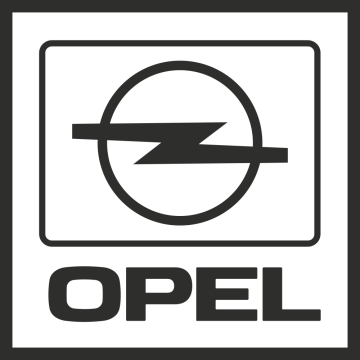 Autocollant Opel Carré