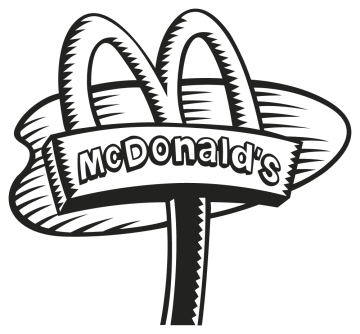 Sticker Mac Donald's
