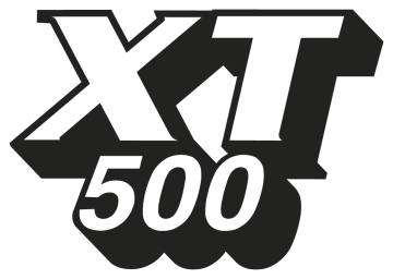 Sticker Yamaha Xt 500