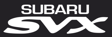 Sticker Subaru Svx