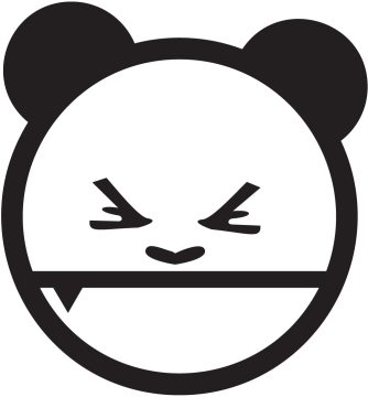 Sticker Jdm Panda En Colère