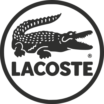 Sticker Lacoste Fond Transparent