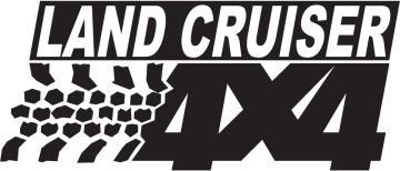 Sticker Logo 4x4 Land Cruiser