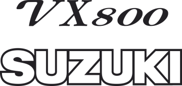 Sticker Suzuki Vx800