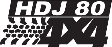 Sticker Logo 4x4 Hdj80