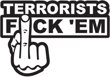 Sticker Jdm Terrorists Fuck'em