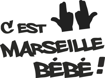 Sticker Marseille Bébé