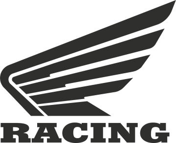 Sticker Logo 2 Honda Racing Verso