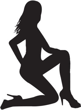 Sticker Silhouette Femme Sexy 62