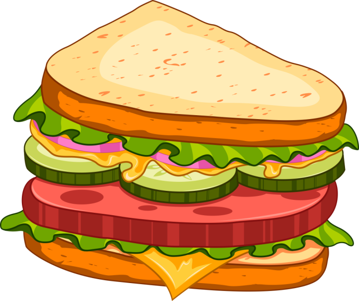 Autocollant Fast Food Sandwich 7