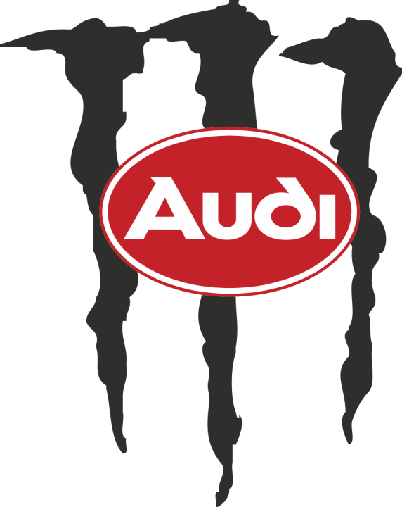 Autocollant Audi Monster