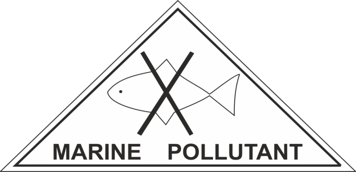 Autocollant Transport Maritime Polluant De L'eau