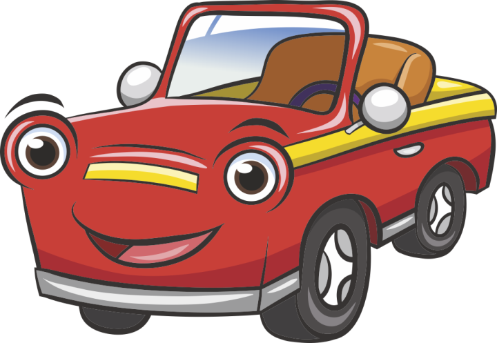 Autocollant Voiture Enfant Rouge Taxi