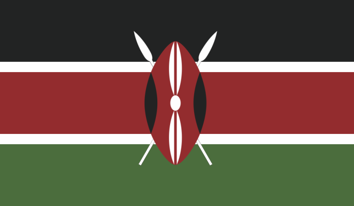 Autocollant Drapeau Kenya