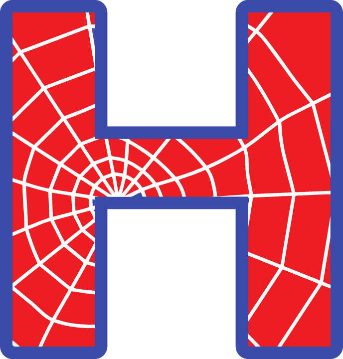 Sticker Lettrage Spider Man H