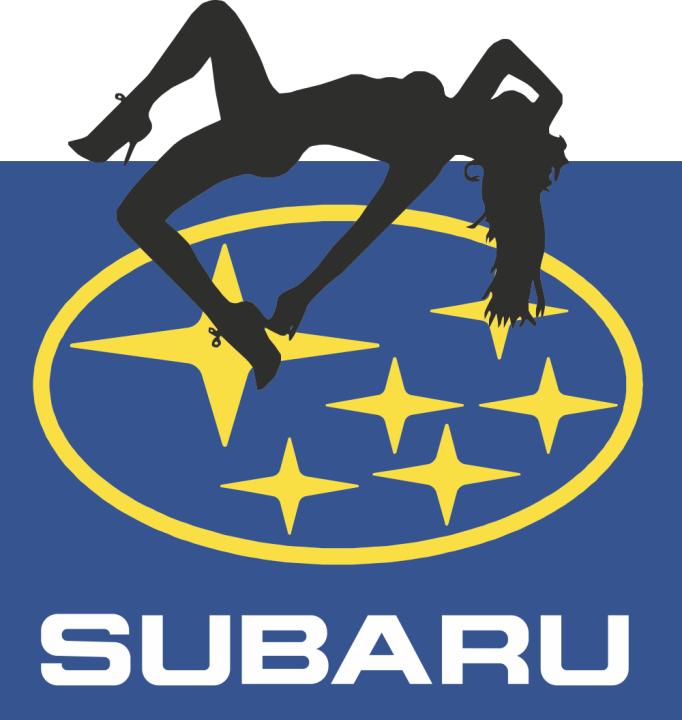 Autocollant Sexy Logo Subaru