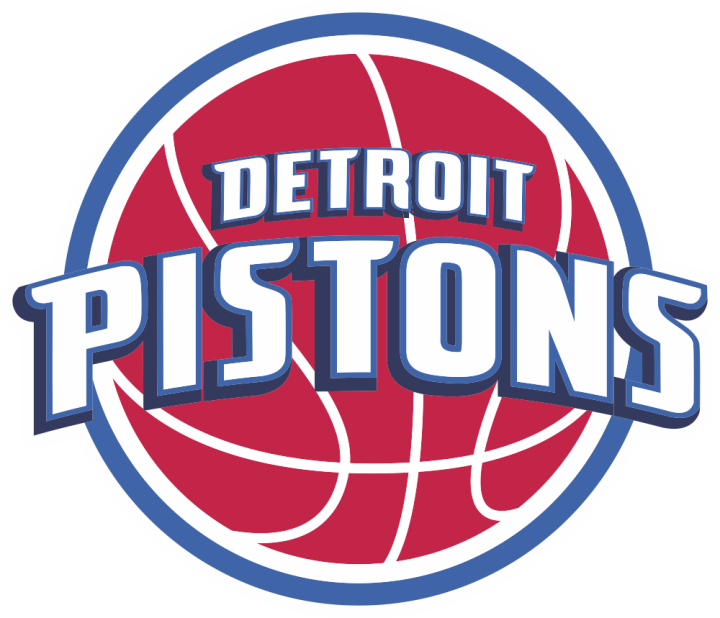 Autocollant Logo Nba Team Detroit Pistons