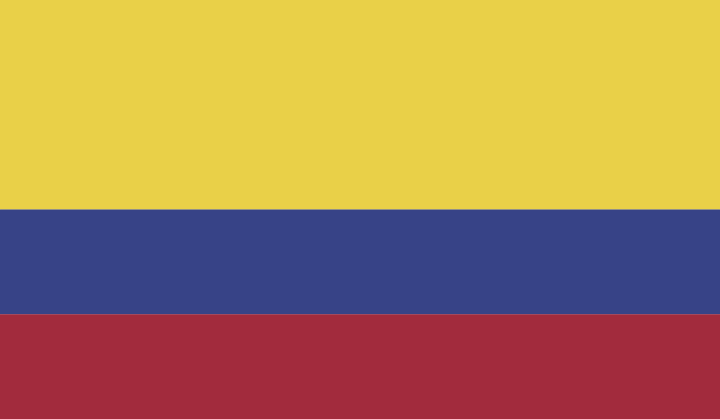 Autocollant Drapeau Colombie
