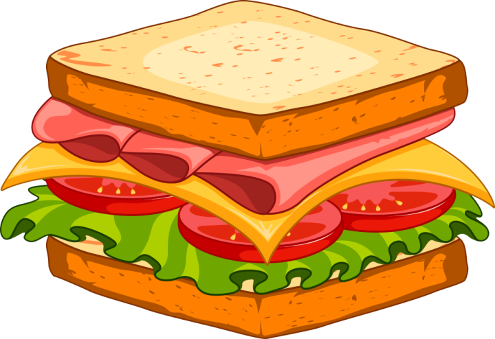 Autocollant Fast Food Sandwich 13