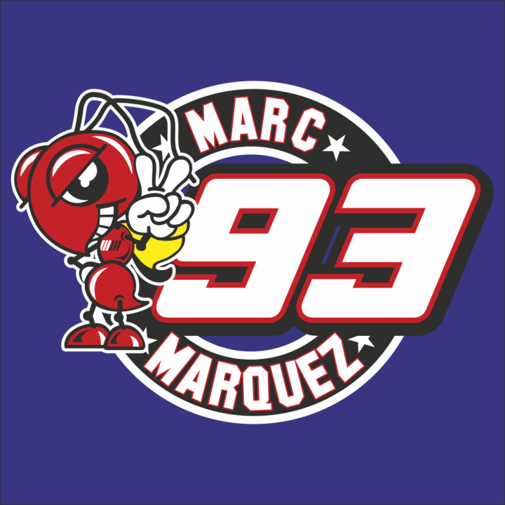 Autocollant Marc Marquez 93