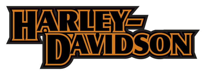 Autocollant Harley Davidson Orange