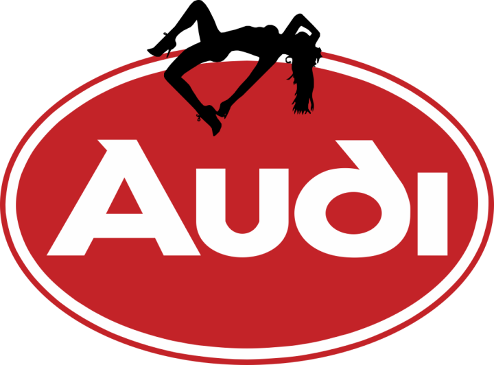 Autocollant Sexy Logo Audi