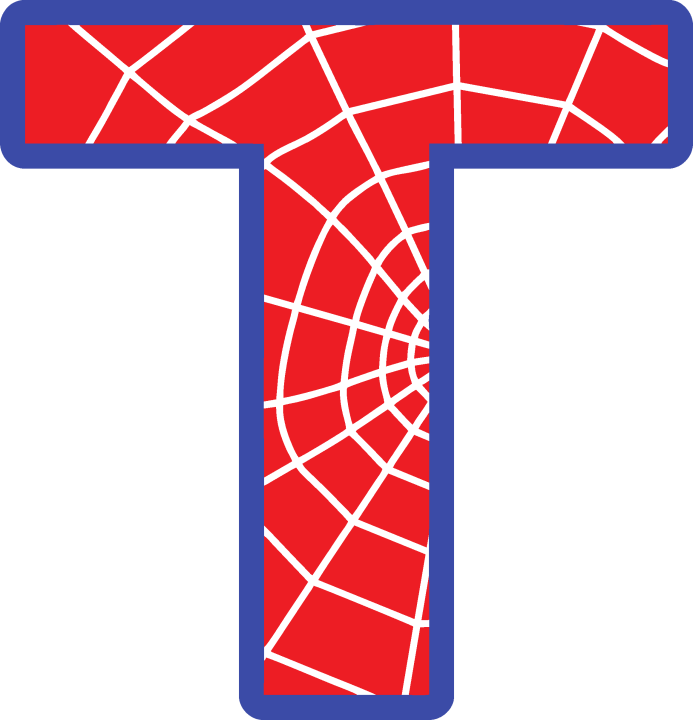 Sticker Lettrage Spider Man T
