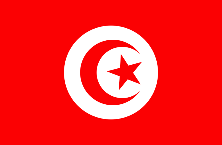 Autocollant Drapeau Tunisie