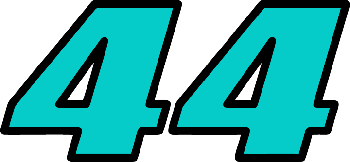 Sticker Lewis Hamilton 44  V1