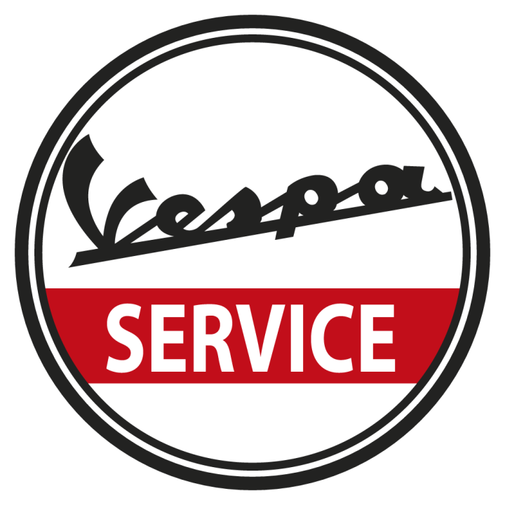 Autocollant Vespa Service