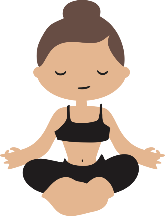 Autocollant Logo Yoga Meditation 4