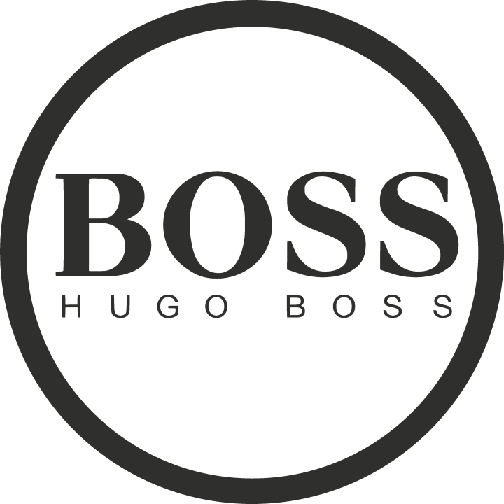 Sticker Hugo Boss Fond Blanc