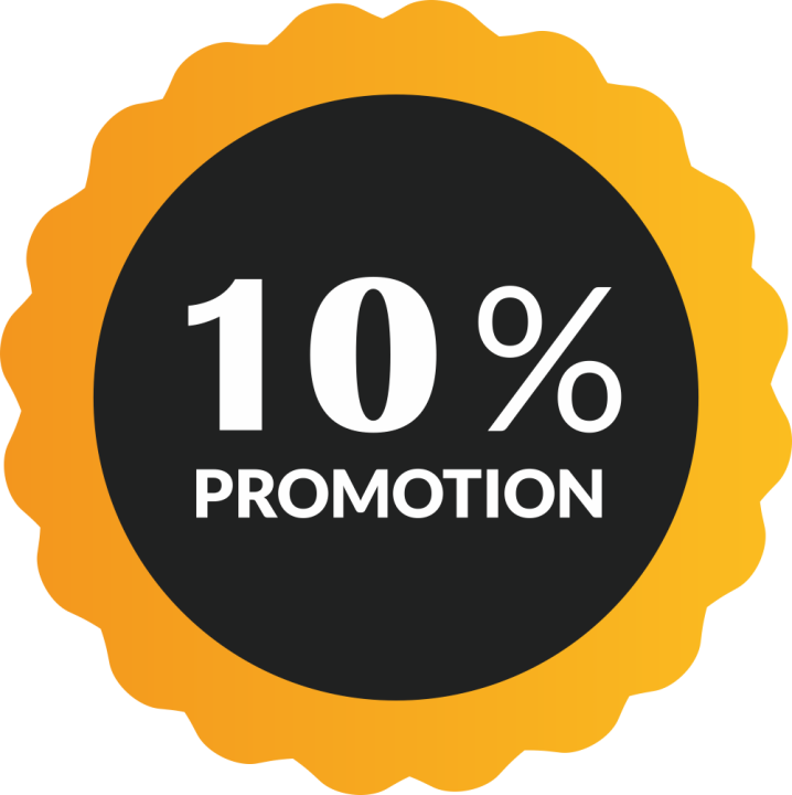 Autocollant Soldes 10% De Promotion