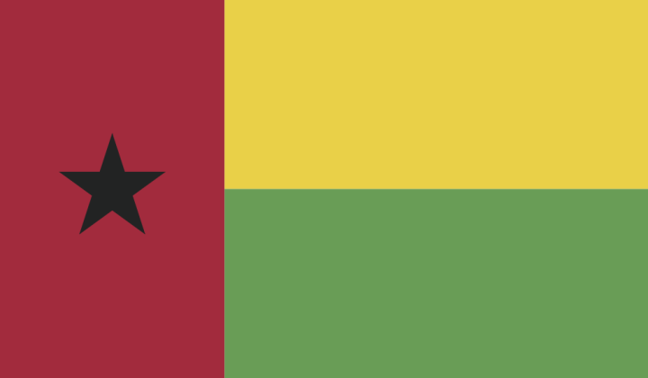 Autocollant Drapeau Guinée Bissau