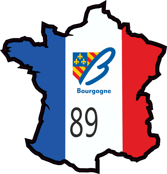 Autocollant Yonne (bourgogne)