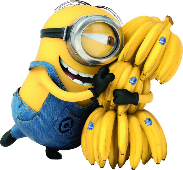 Autocollant Minion Banana